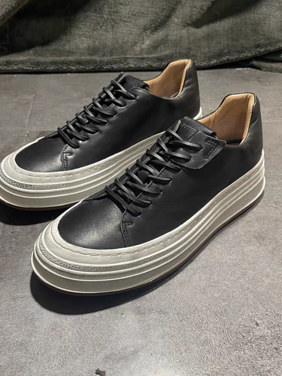 B9721-休閒系列黑色+白色（39-43）